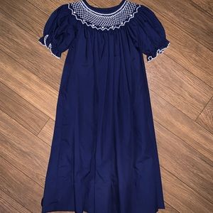 Toddler Girl Smocked Dress